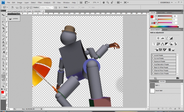Creation of Master Puppet: Step 5